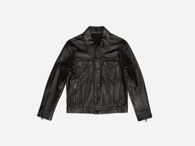 Dethaus Lightweight Trucker Leather Jacket